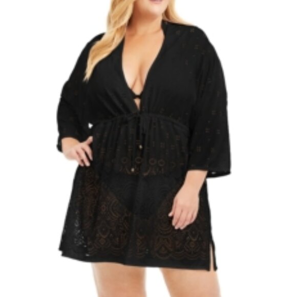 Dotti Plus Size Gypsy Gem Swim Cover-up 1X - Picture 1 of 7